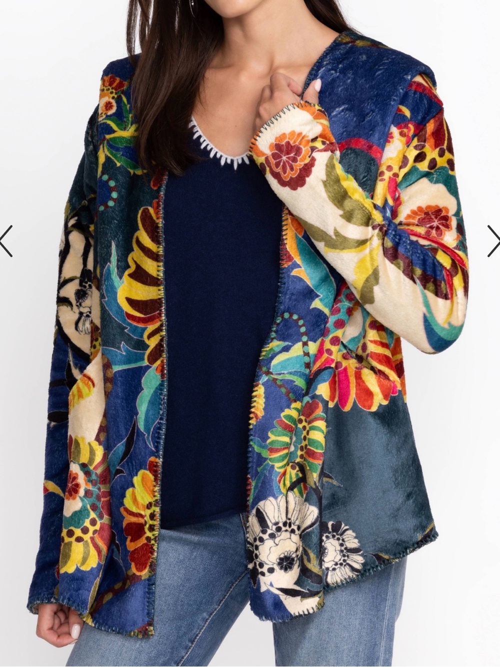 Johnny Was Biya Kimbra Sherpa Jacket